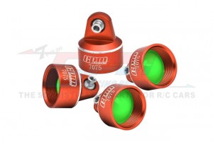 GPM TSDP/CAP ALUMINUM 7075 SHOCK CAPS 8964 FOR TRAXXAS 1/8 6S MAXX SLASH / TRAXXAS 1/10 MAXX W/ WIDEMAXX MONSTER - ORANGE - TSDP/CAP-OR