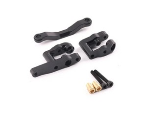 Aluminum Steering Set ARA340202 For ARRMA 1/18 GRANITE ARA2102T1 / TYPHON GROM MEGA 380 ARA2106T1 - RS-ARA340202/BK