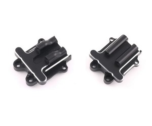 Aluminum Front & Rear Diff Cover ARA320749 For ARRMA 1/18 GRANITE ARA2102T1 / TYPHON GROM MEGA 380 ARA2106T1 - RS-ARA320749/BK