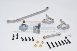 ALLOY FRONT C-HUB & FRONT KNUCKLE ARM (TOE-IN 5 DEGREE) & SCX160 TIE ROD AXIAL SCX10 - SCX019021/5D-GS