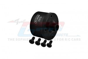 GPM MT2011 ALUMINUM 7075 FRONT / MIDDLE / REAR DIFF CASE WITH STEEL COVER TKR5113B FOR TEKNO 1/10 MT410 TKR9501 SCT410 TKR9500 2.0 - BLACK - MT2011-BK