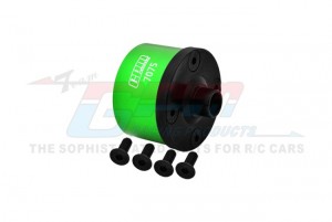 GPM MT2011 ALUMINUM 7075 FRONT / MIDDLE / REAR DIFF CASE WITH STEEL COVER TKR5113B FOR TEKNO 1/10 MT410 TKR9501 SCT410 TKR9500 2.0 - GREEN - MT2011-G