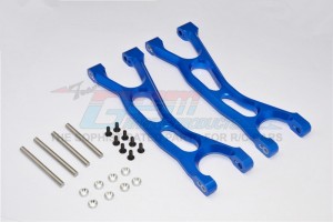 GPM TXM054F/R ALUMINIUM FRONT / REAR UPPER ARMS FOR 6S TRAXXAS XMAXX 6S 8S - TXM054F/R-B