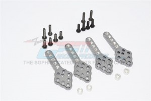 ALLOY FRONT+REAR ADJUSTABLE DAMPER  MOUNT WITH MULTIPLE HOLES(UPWARD &  DOWNWARD THE CHASSIS) AXIAL SCX10 - SCX028M/2-GS