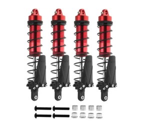 ALUMINUM BIG BORE OIL DAMPER WITH PERCH SET 120mm 4PCS FOR 1/10 RC CAR CRAWLER BUGGY TRUCK - RS-DP120/RE