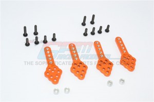 ALLOY FRONT+REAR ADJUSTABLE DAMPER  MOUNT WITH MULTIPLE HOLES(UPWARD &  DOWNWARD THE CHASSIS) AXIAL SCX10 - SCX028M/2-OR