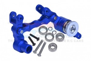 GPM TXM048NA ALUMINUM 7075 STEERING ASSEMBLY FOR TRAXXAS 1/5 X-MAXX 6S 8S MONSTER 77076-4 77086-4 - BLUE - TXM048NA-B