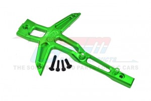 GPM TXMS048CN ALUMINUM 7075  FRONT CHASSIS BRACE 8921 TRAXXAS 1/10 MAXX W/WIDEMAXX / 1/8 MAXX SLASH MONSTER - GREEN - TXMS048CN-G