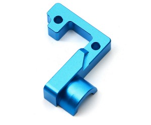 ALUMINUM GEAR BOX HOUSING OPEN GEAR DESIGN 1/10 TAMIYA TT-02 TT-02D 1/10 RC CAR - LIGHT BLUE - TT02-19/BU