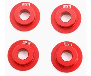 ALUMINUM 7075 TIRE HEX SHIM WASHER FOR 1/7 TRAXXAS Unlimited Desert Racer UDR 85086-4 - RED - TRX-8447/RE