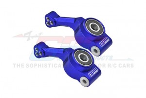 GPM RUS4022N ALLOY 7075 REAR STUB AXLE CARRIERS 1952 FOR TRAXXAS 1/10 RUSTLER STAMPEDE HOSS SLASH 4X4 VXL - RUS4022N-B
