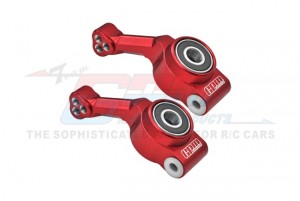 GPM RUS4022N ALLOY 7075 REAR STUB AXLE CARRIERS 1952 FOR TRAXXAS 1/10 RUSTLER STAMPEDE HOSS SLASH 4X4 VXL - RUS4022N-R