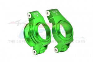 GPM TXM019N ALUMINUM 7075 FRONT C-HUBS 7732 TRAXXAS 1/5 X-MAXX 6S 8S / 1/6 XRT 8S MONSTER - GREEN - TXM019N-G