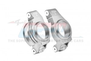 GPM TXM019N ALUMINUM 7075 FRONT C-HUBS 7732 TRAXXAS 1/5 X-MAXX 6S 8S / 1/6 XRT 8S MONSTER - SILVER - TXM019N-S