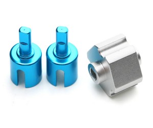 ALUMINUM DIFFERENTIAL SPOOL LOCKER WITH JOINT FOR 1/10 TAMIYA TT-01 RC CAR - TT01-15
