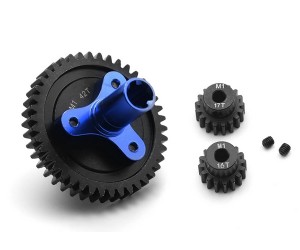 STEEL M1 SPUR GEAR CLUTH SLIPPER 16T / 17T PINION GEAR ARA310948 FOR ARRMA 1/10 RC GRANITE KRATON OUTCAST SENTON 3S 4S BLX - 42T - RS-ARA310948/42T
