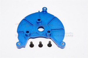 ALLOY TRANSMISSION SPUR GEAR CASE COVER  PLATE  AXIAL SCX10 - Blue - SCX038GCB-B