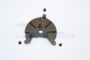 ALLOY TRANSMISSION SPUR GEAR CASE COVER  PLATE  AXIAL SCX10 - SCX038GCB-BK