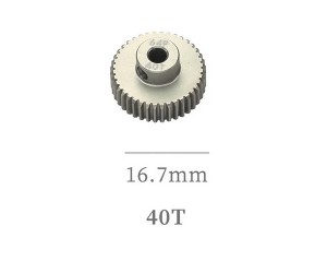 HARD COATED ALUMINUM 64P PITCH 21T - 40T PINION GEAR FOR 1/8 1/10 RC CAR BUGGY SHORT COURSE - RS-PG64P40T