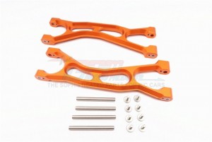 GPM TXM054F/R ALUMINIUM FRONT / REAR UPPER ARMS FOR 6S TRAXXAS XMAXX 6S 8S - TXM054F/R-OR
