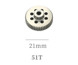 HARD COATED ALUMINUM 64P PITCH 41T - 54T PINION GEAR FOR 1/8 1/10 RC CAR BUGGY SHORT COURSE - RS-PG64P51T