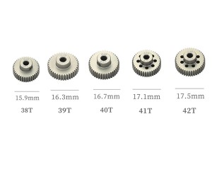 HARD COATED ALUMINUM 64P PITCH 21T - 44T 5PCS PINION GEAR ET FOR 1/8 1/10 RC CAR BUGGY - RS-PG38-42T