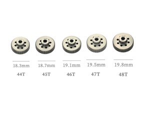 HARD COATED ALUMINUM 64P PITCH 21T - 44T 5PCS PINION GEAR ET FOR 1/8 1/10 RC CAR BUGGY - RS-PG44-48T