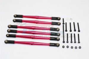 ALUMINIUM ADJUSTABLE LINK PARTS FOR 308MM WHEELBASE  AXIAL SCX10 - SCX049/308-R-BEBK