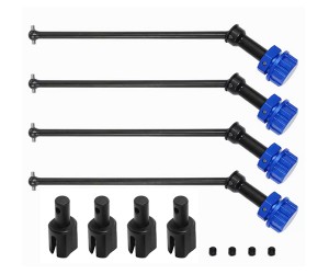 ALUMINUM WHEEL HEX CVD SHAFT WITH DIFF JOINT SET ARA310928 ARA310926 FOR 1/5 ARRMA KRATON OUTCAST 8S BLX MONSTER - RS-ARA310926/BU