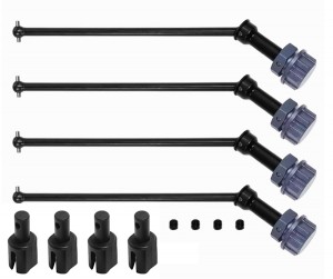 ALUMINUM WHEEL HEX CVD SHAFT WITH DIFF JOINT SET ARA310928 ARA310926 FOR 1/5 ARRMA KRATON OUTCAST 8S BLX MONSTER - RS-ARA310926/GS