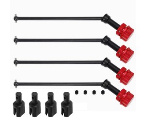 ALUMINUM WHEEL HEX CVD SHAFT WITH DIFF JOINT SET ARA310928 ARA310926 FOR 1/5 ARRMA KRATON OUTCAST 8S BLX MONSTER - RS-ARA310926/RE