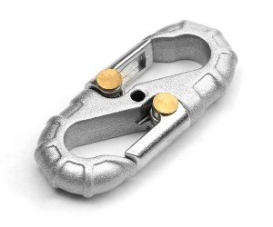 METAL RESCUE HOOK TRAILER TOW HOOK FOR 1/10 RC CRAWLER TRUCK AXIAL SCX-10 TRAXXAS TRX-4 - SILVER - WH-03/SI