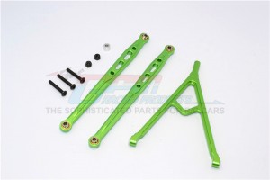 ALLOY FRONT CHASSIS LINKS PARTS TREE AXIAL SCX10 - Green - SCX049F-G