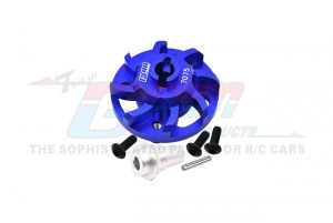 GPM SLA035LCGN 7075 ALLOY SPUR GEAR ADAPTER 5556 FOR TRAXXAS 1/10 SLASH RUSTLER JATO BANDIT - BLUE - SLA035LCGN-B