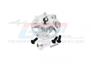GPM SLA035LCGN 7075 ALLOY SPUR GEAR ADAPTER 5556 FOR TRAXXAS 1/10 SLASH RUSTLER JATO BANDIT - SILVER - SLA035LCGN-S