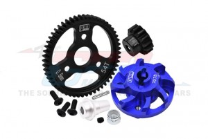 GPM SLA5414TLGN 7075 ALLOY SPUR GEAR ADAPTER W/ STEEL 32 PITCH 54T SPUR GEAR & 14T MOTOR GEAR - SLA5414TLGN-B