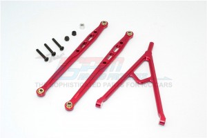 ALLOY FRONT CHASSIS LINKS PARTS TREE AXIAL SCX10 - Red - SCX049F-R