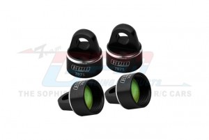 ALUMINUM 7075 SHOCK CAP FOR ORIGINAL DAMPER 9664 FOR TRAXXAS 1/8 4WD SLEDGE MONSTER TRUCK 95076-4 - SLEDP/CAPN-BK