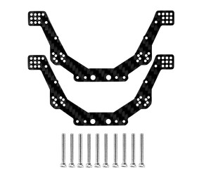 CARBON FIBER CHASSIS SIDE PLATE AXI201004 FOR 1/24 AXIAL AX24 XC-1 MINI CRAWLER AXI00003T1 AXI00003T2 - RS-AXI201004