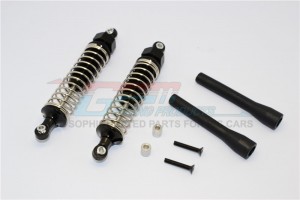 ALLOY FRONT/REAR ADJUSTABLE SPRING  DAMPERS AXIAL SCX10 - Black - SCX090F/R-BK-S-BEBK