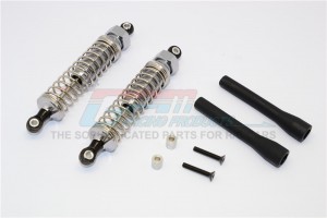 ALLOY FRONT/REAR ADJUSTABLE SPRING  DAMPERS AXIAL SCX10 - Gun silver - SCX090F/R-GS-S-BEBK