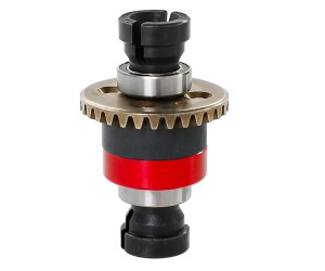 ALUMINUM FRONT / REAR MOD 0.8 ASSEMBLED DIFFERENTIAL -30T FOR ARRMA 1/18 GRANITE TYPHON GROM 1/14 MOJAVE GROM - RED - RS-ARA311177/RE