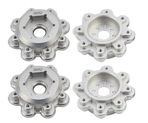 ALUMINUM 7075 8X48 To 24mm Hex Adapters - 12mm Axle Holes PRO638300 FOR PROLINE RIM FOR TRAXXAS 1/6 XRT 8S 1/5 X-MAXX 6S 8S MONSTER - RS-PRO638300-12
