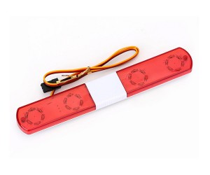 LED POLICE FLASH LIGHT BAR- 140mm 5 Mode FOR 1/10 RC ON-ROAD TAMIYA DRIFT D4 D5 D6 CAR - RED - RS-LEDP140/RE