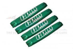 GPM TXM/SCO DAMPER SHOCK WRAPS -4PCS SET FOR TRAXXAS 1/5 X-MAXX 6S 8S /  ARRMA KRATON 8S RC MONSTER - GREEN - TXM/SCO-G