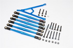 ALUMINIUM ADJUSTABLE LINK PARTS WITH MOUNT FOR 295MM WHEELBASE AXIAL SCX10 - SCX15049/295-B