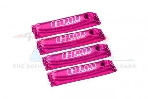 GPM TS/SCO SHOCK WRAPS SET FOR TRAXXAS 1/8 MAXX SLASH SLEDGE 1/10 MAXX MAXX W/WIDEMAXX MONSTER - PINK - TS/SCO-F