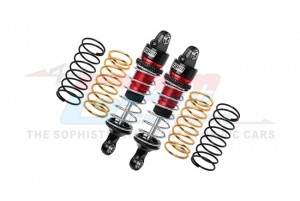 GPM MGG058F/R 7075 ALLOY FRONT/REAR ADJUSTABLE SPRING SHOCK 58mm ARA330838 FOR ARRMA 1/18 GRANITE TYPHON 1/14 MOJAVE GROM - RED - MGG058F/R-R