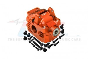 GPM RUS4012N 7075 ALLOY FRONT DIFFERENTIAL HOUSING LARGER INNER BEARINGS 6881 FOR TRAXXAS 1/10 RUSTLER SLASH HOSS RUSLTER STAMPETE 1/7 XO-1 - RUS4012N-OR