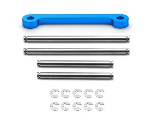 ALUMINUM SUPPORT BRIDGE STAINLESS STEEL SUSPENSION SHAFT 54695 NO. 1695 FOR TAMIYA GF-01 GF-01TR GF-02 WR-02 GF-01 - RS-TA54695